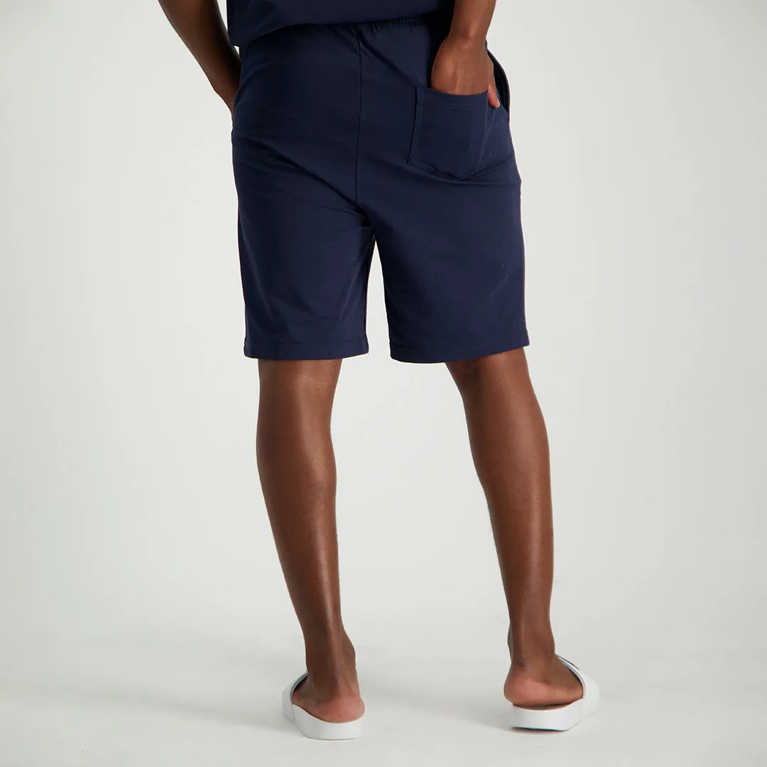 MENS ZAFF NAVY JOGGER SHORTS