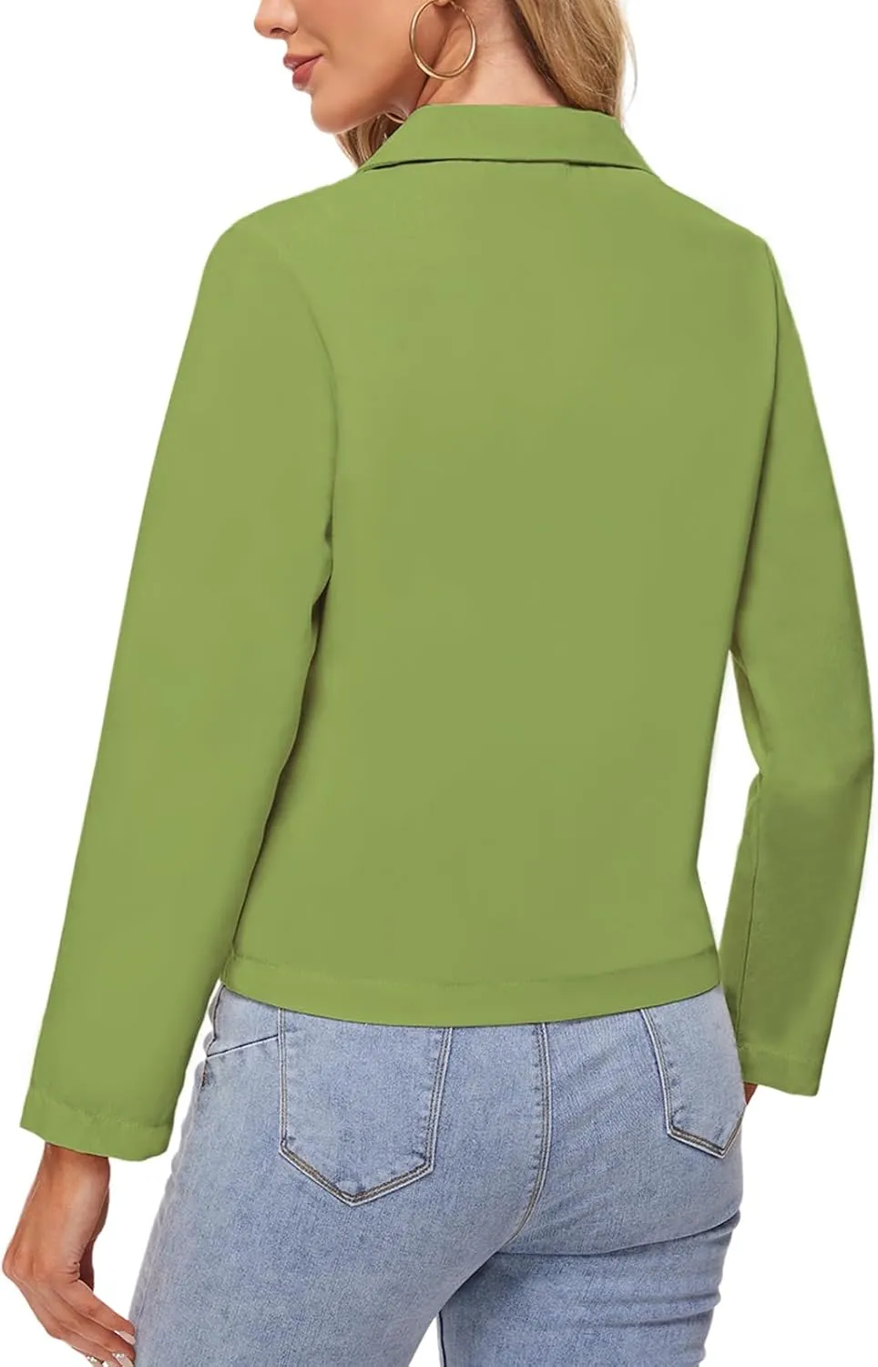 MINTLIMIT Linen Blazer for Women Long Sleeve Lapel Button Blazers Lightweight Casual Work Office Tailored Jacket Suits