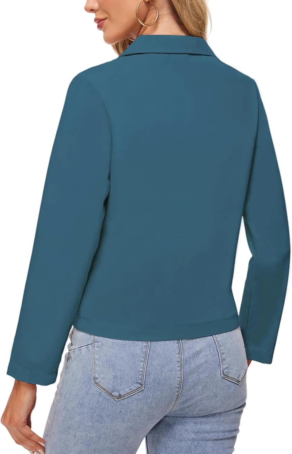 MINTLIMIT Linen Blazer for Women Long Sleeve Lapel Button Blazers Lightweight Casual Work Office Tailored Jacket Suits
