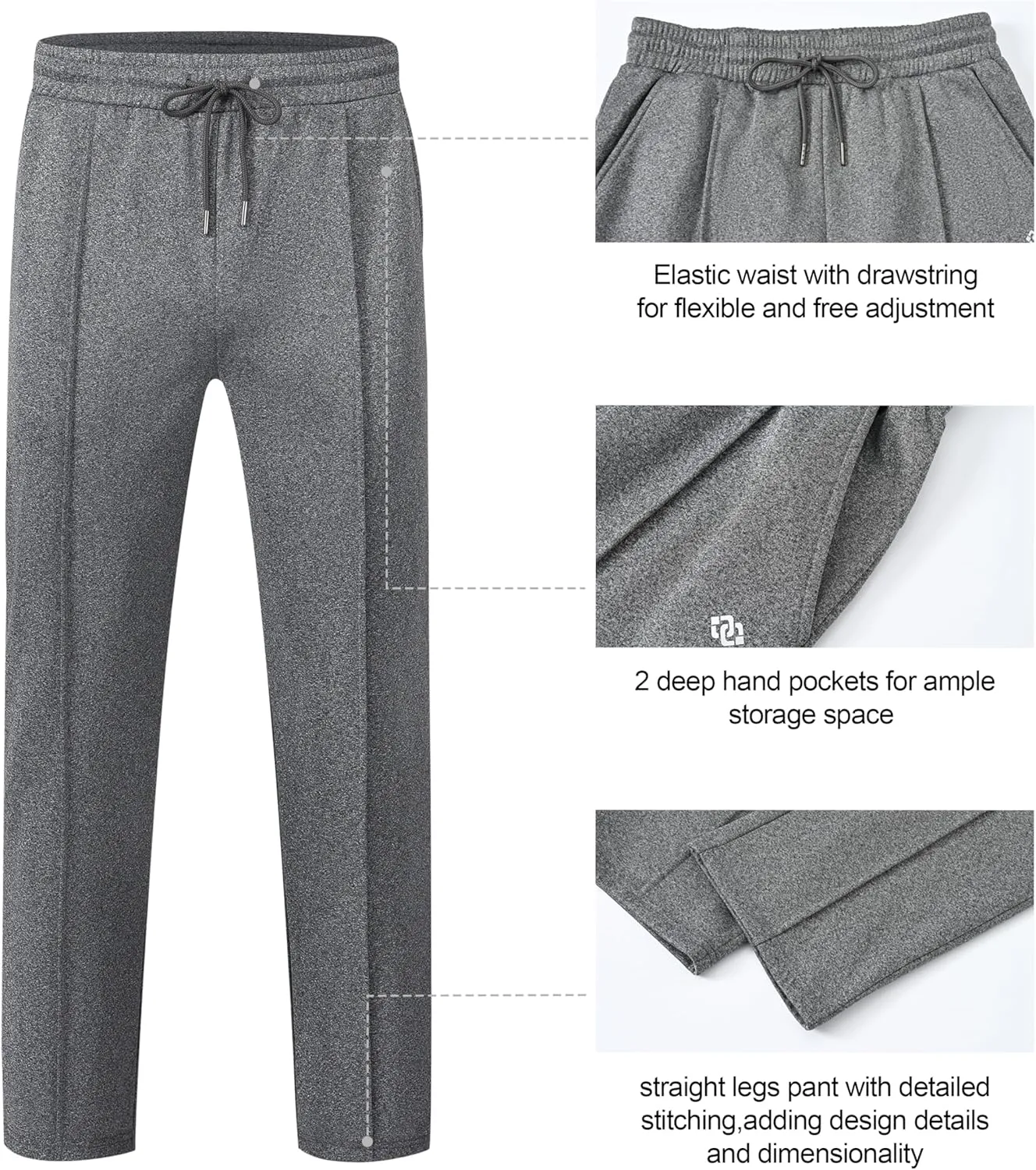 MoFiz Mens Tracksuit Jogging Sports Sweatsuit Comfortable Outfits Casual Athletic Pants Full zip Jacket 2 Piece