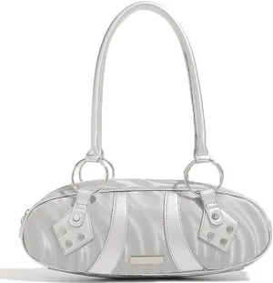 Molodo Shoulder Bags for Women Retro Y2K Underarm Bag Soft PU Leather Handbag Hobo Purses 2024