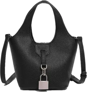 Molodo Shoulder Bags for Women Soft Vegan Leather Bucket Bag Casual Crossbody Bag Handbag Purse