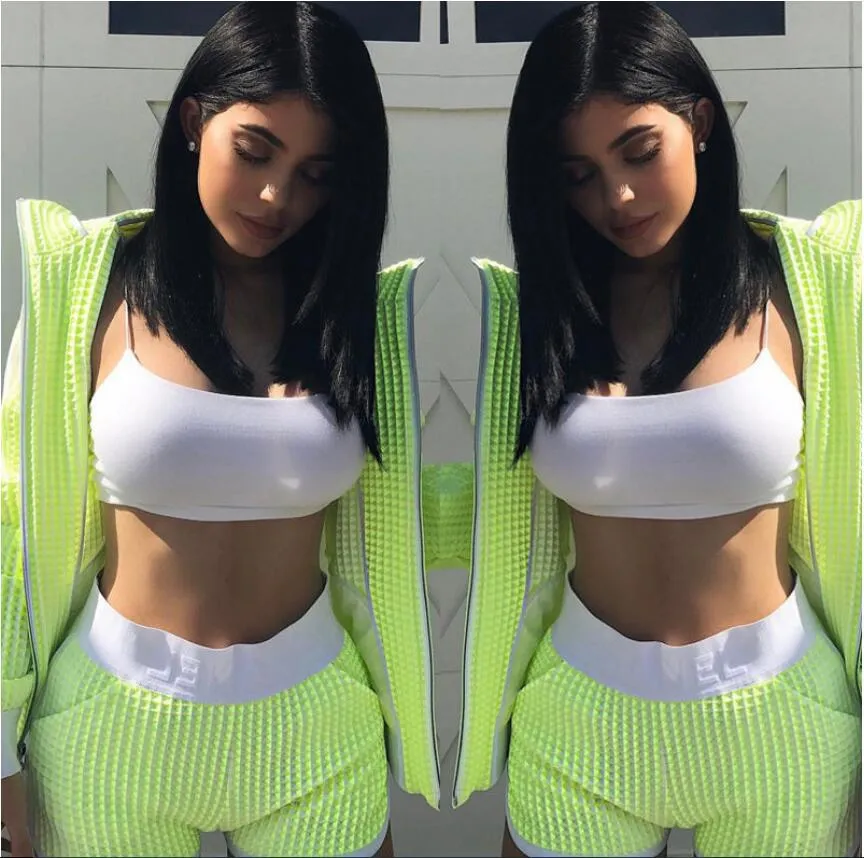 Popular Europe Summer Women Solid Colored Sexy Bralette Spaghetti Strap Bare Belly Back Camisole