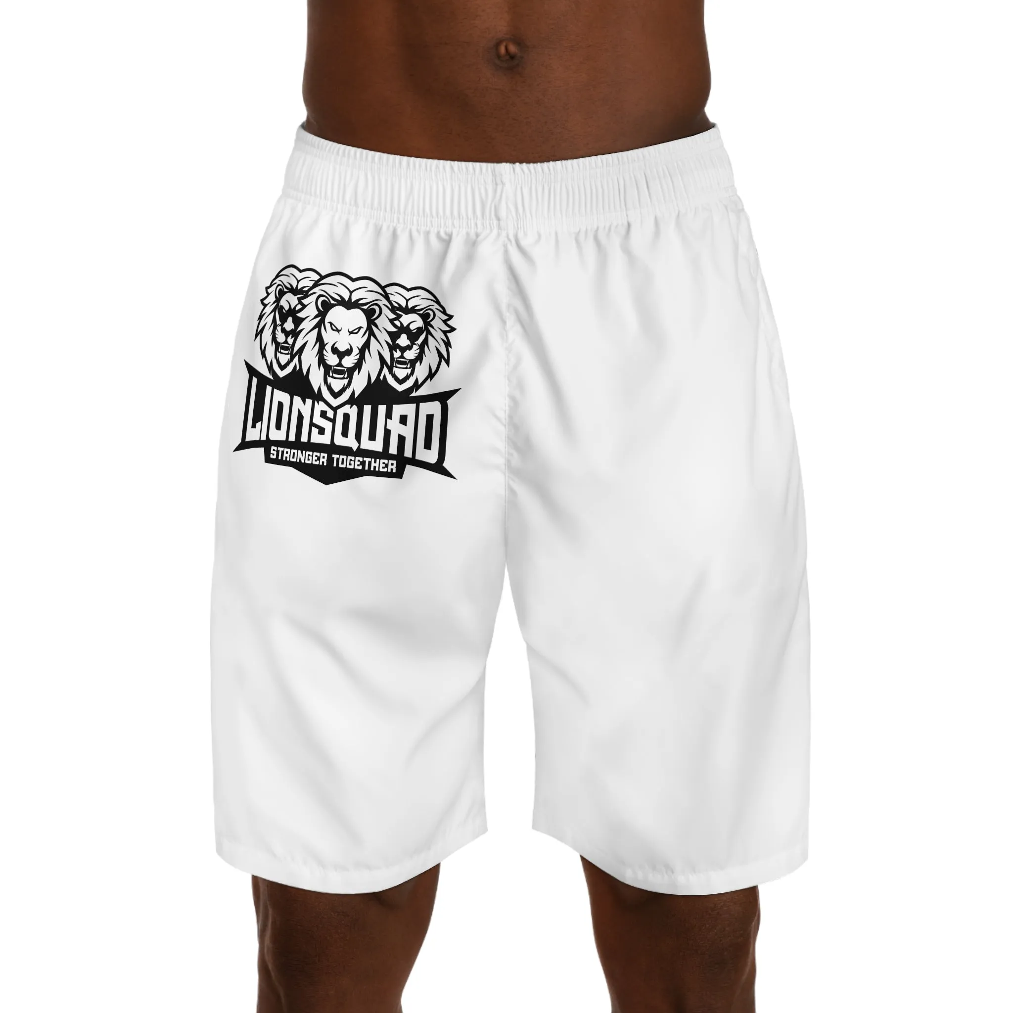 "LIONSQUAD" Men's Jogger Shorts (AOP)