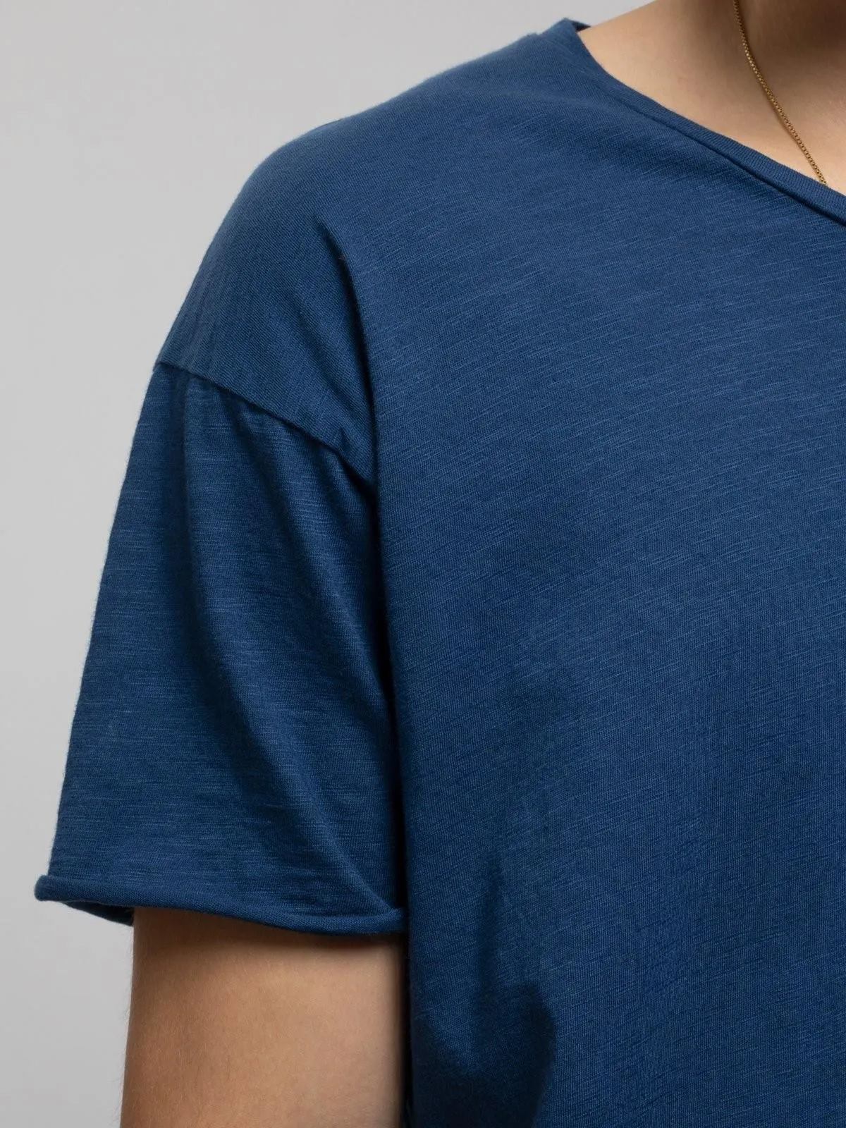 Roger Slub Tee (Blue)