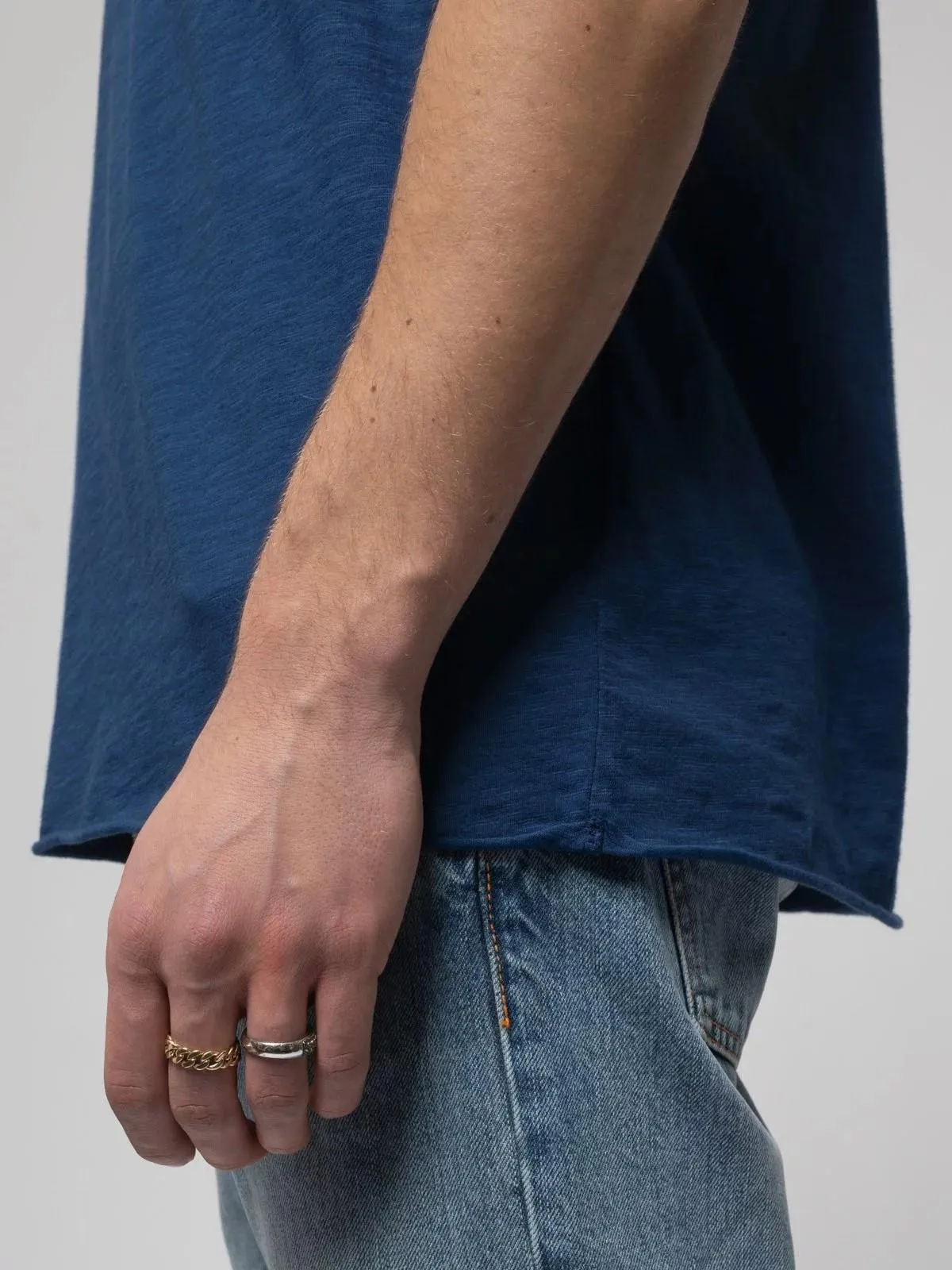 Roger Slub Tee (Blue)