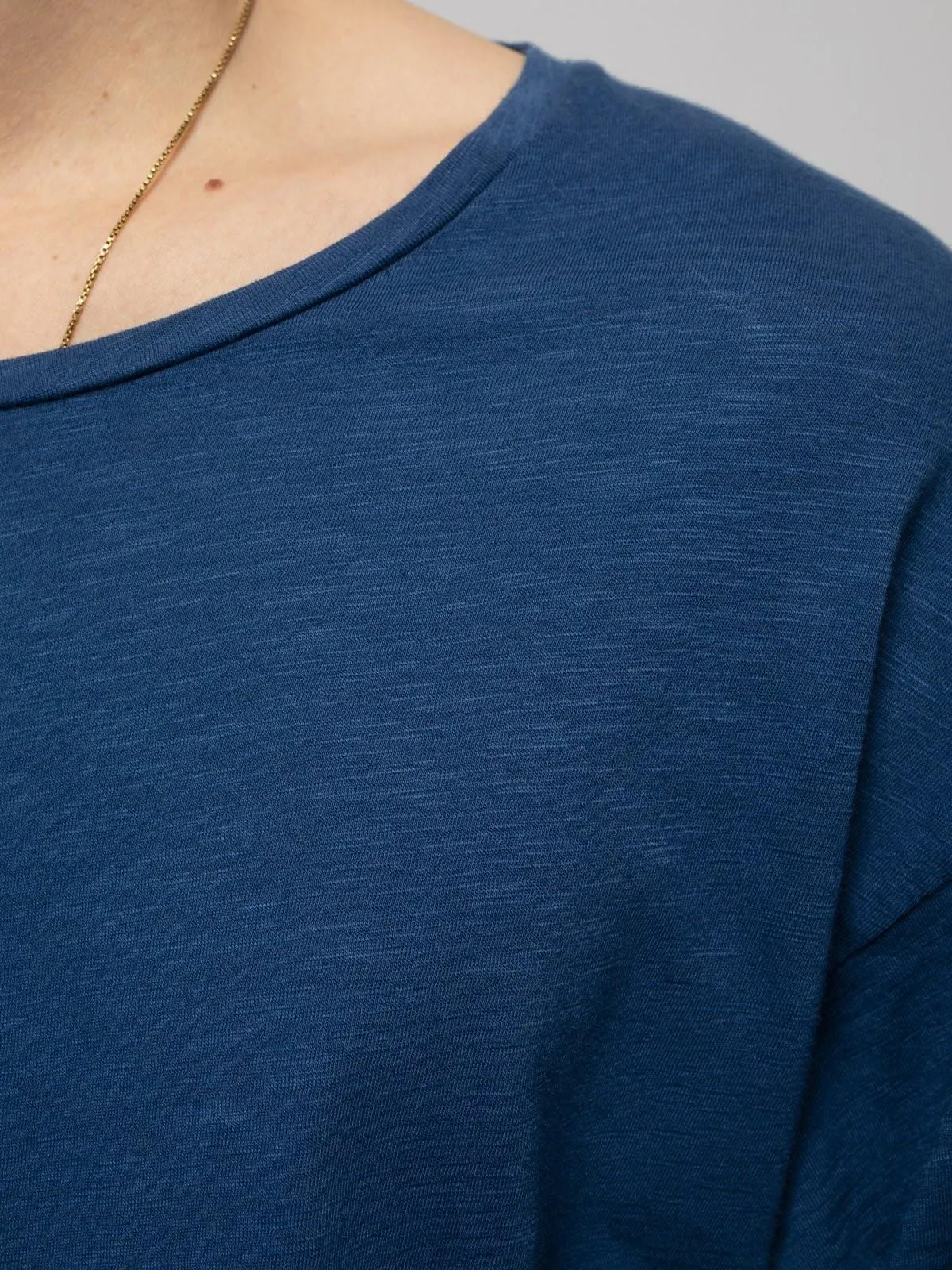 Roger Slub Tee (Blue)