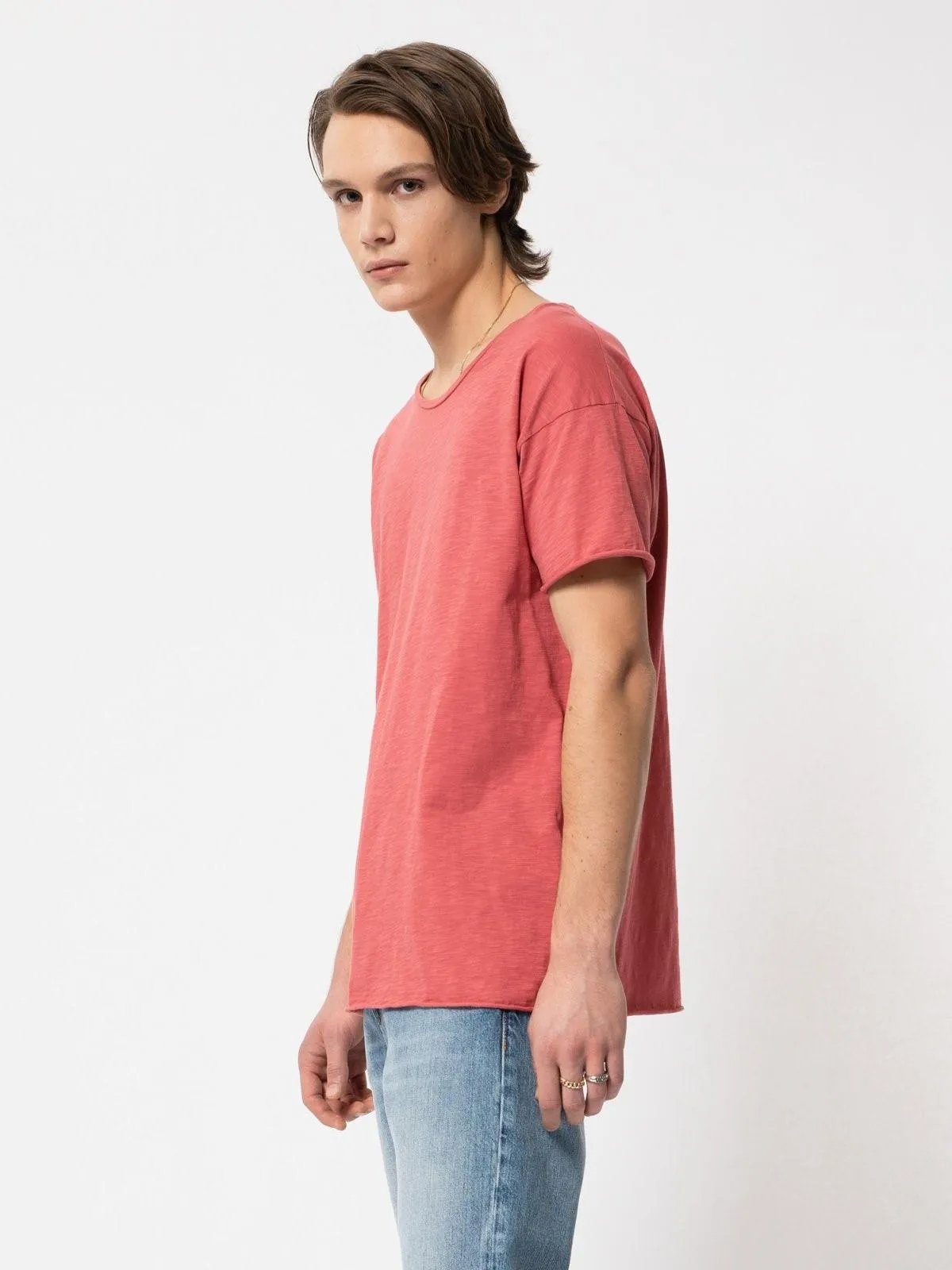 Roger Slub Tee (Dusty Red)