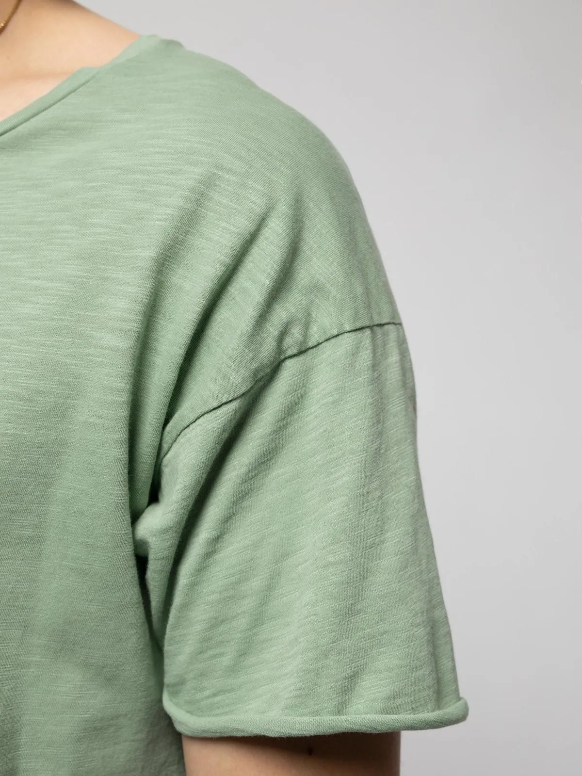 Roger Slub Tee (Pale Green)