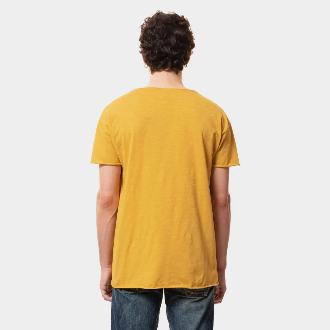 Roger Slub Tee (Saffron)