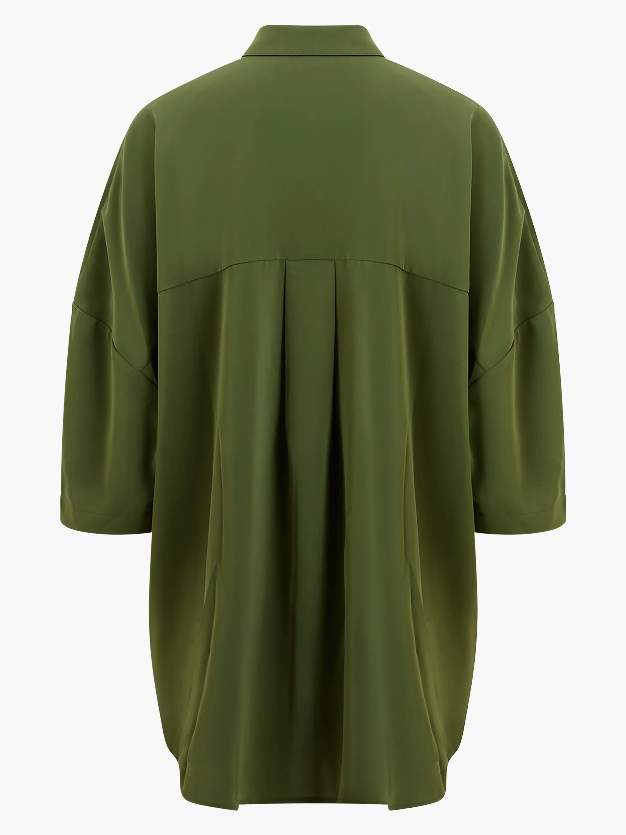 Roll Up Collar Plain Top
