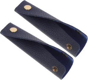 Sets Suitcase Belts Luggage Strap Bag Handle Wraps Pu Leather Covers for Suitcase Handle Accessory for Handbags Comfortable Hand Protector for Shopping and Banquets Pcs