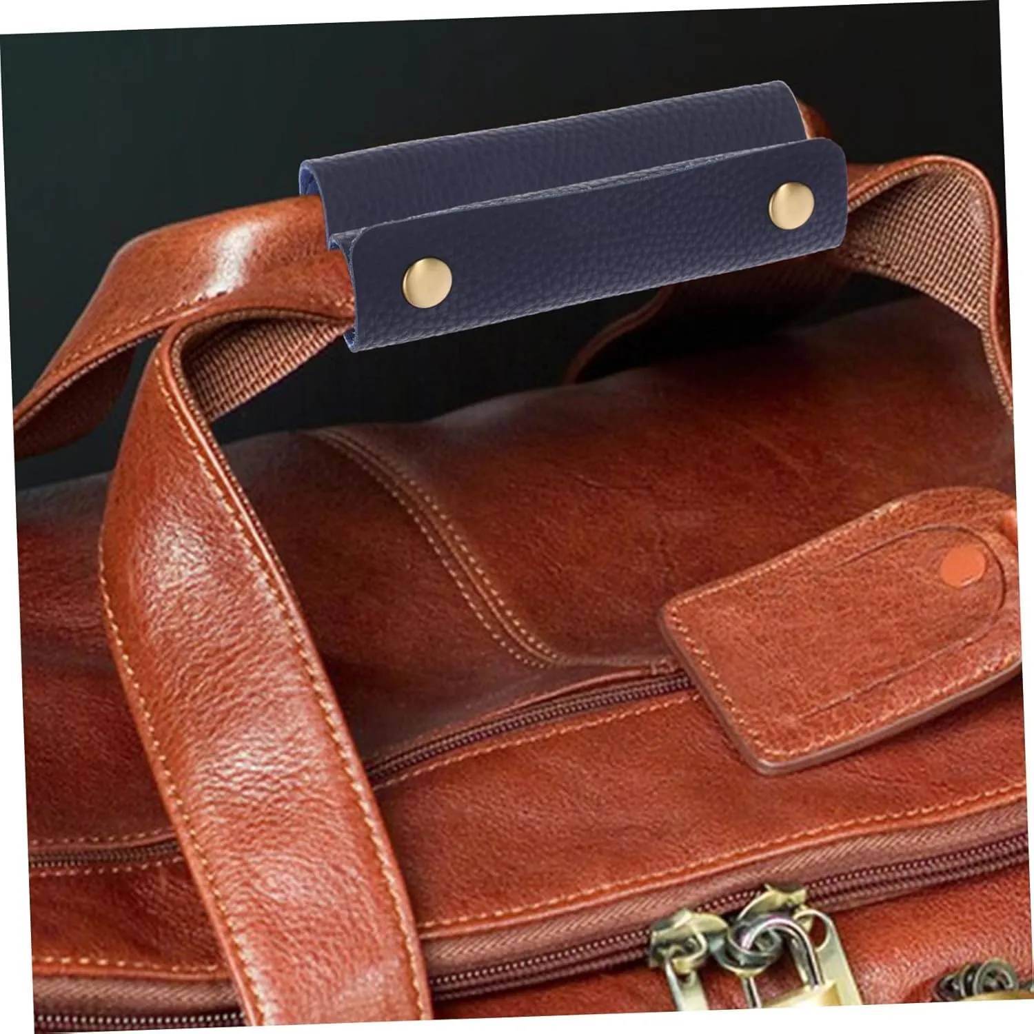 Sets Suitcase Belts Luggage Strap Bag Handle Wraps Pu Leather Covers for Suitcase Handle Accessory for Handbags Comfortable Hand Protector for Shopping and Banquets Pcs