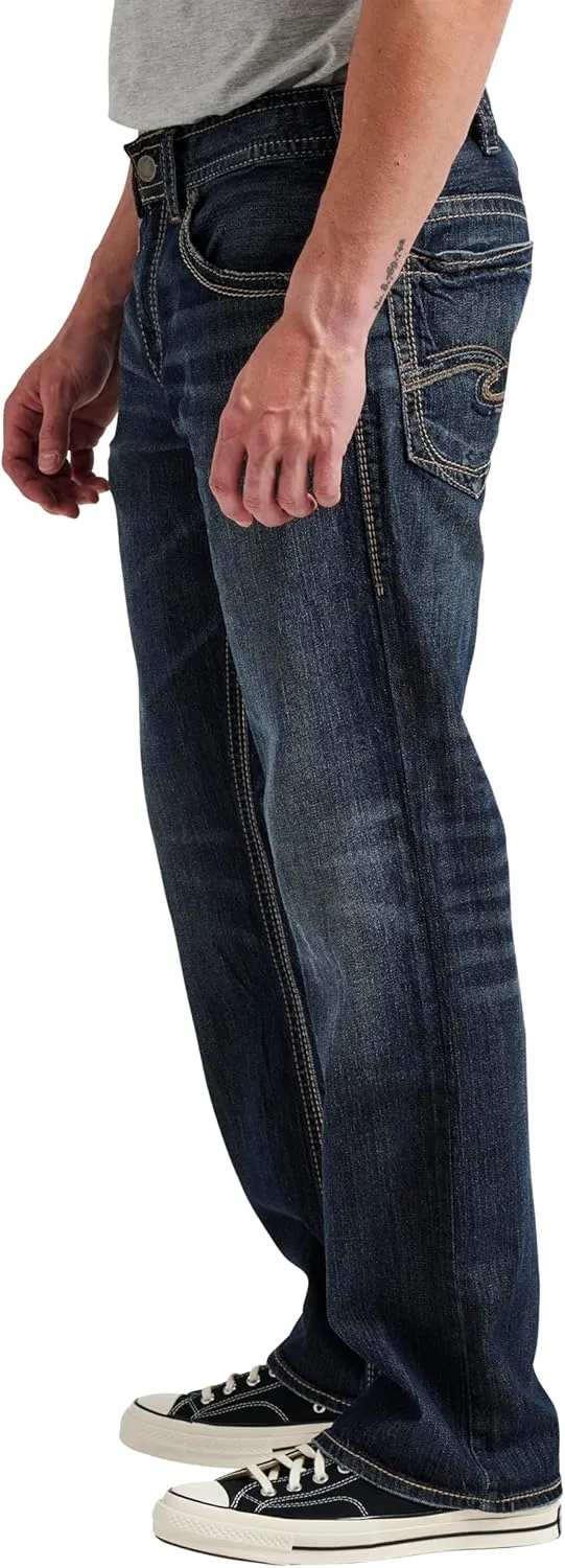 Silver Jeans Co. Men's Gordie Relaxed Fit Straight Leg Jeans
