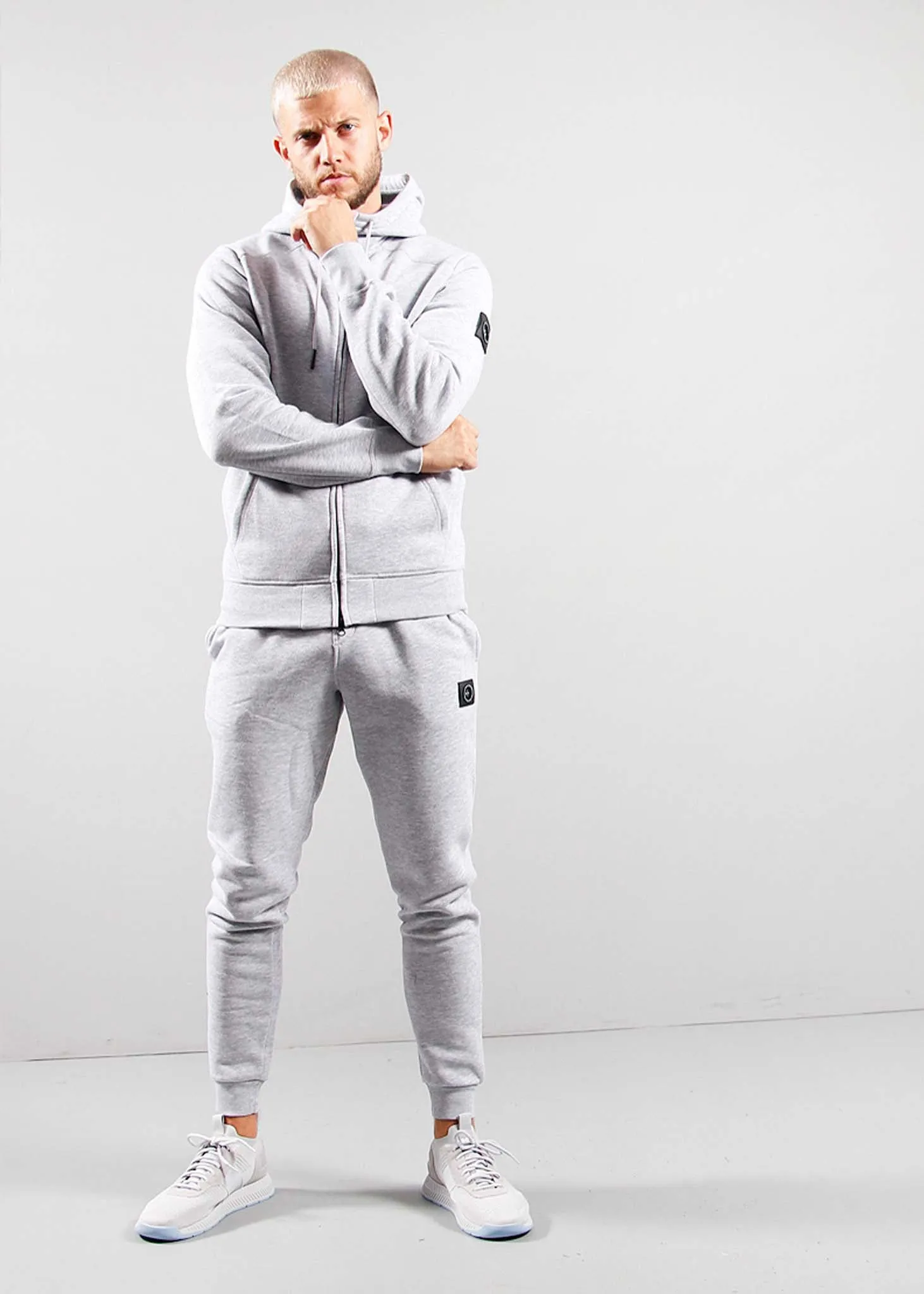 Siren slim jogger - grey marl