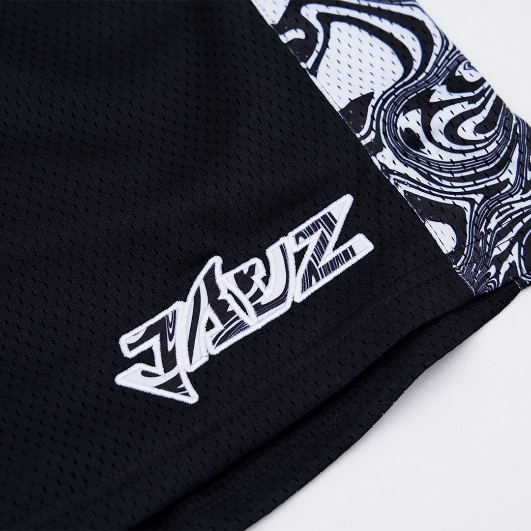 Split Mesh Shorts