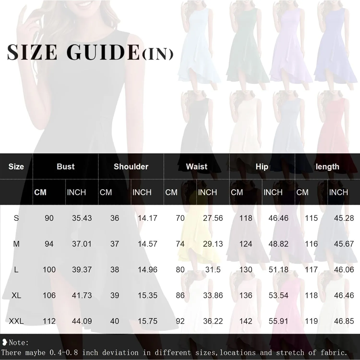Summer Dress for Women Fashion Sleeveless Loose Floral Print Ladies Irregular Hem Outdoor 2025 Round Neck Midi Dress