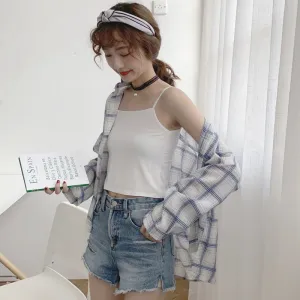 Summer Women Short Strap Outdoor Tank Top Popular Spaghetti Camisole
