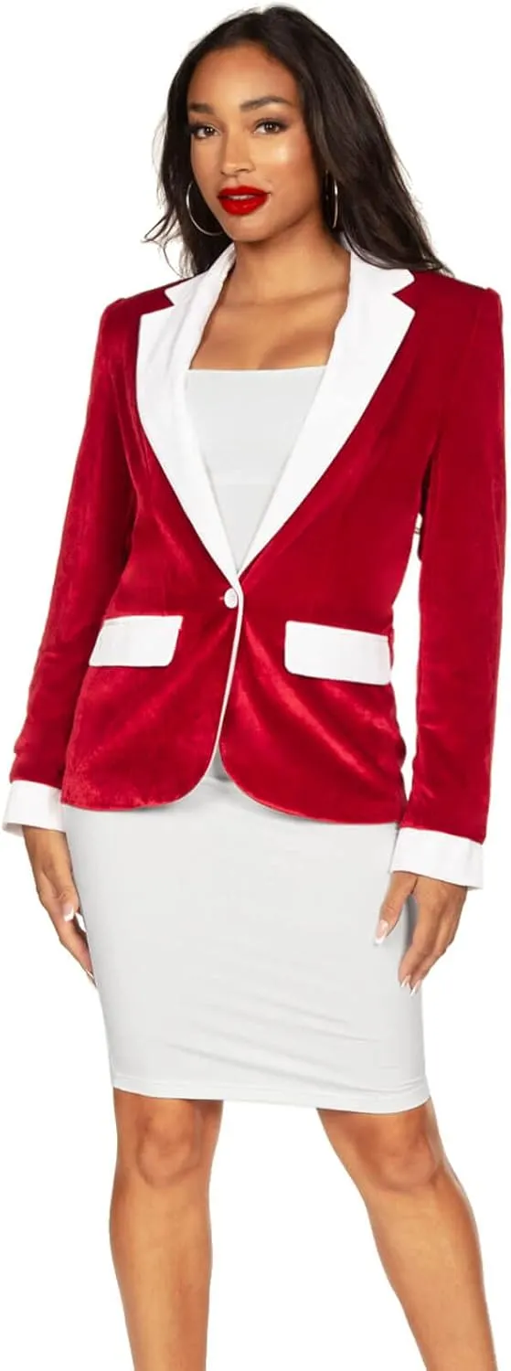 Tipsy Elves Christmas Blazers for Women - Colorful and Festive Winter Holiday Womens Suit Jackets
