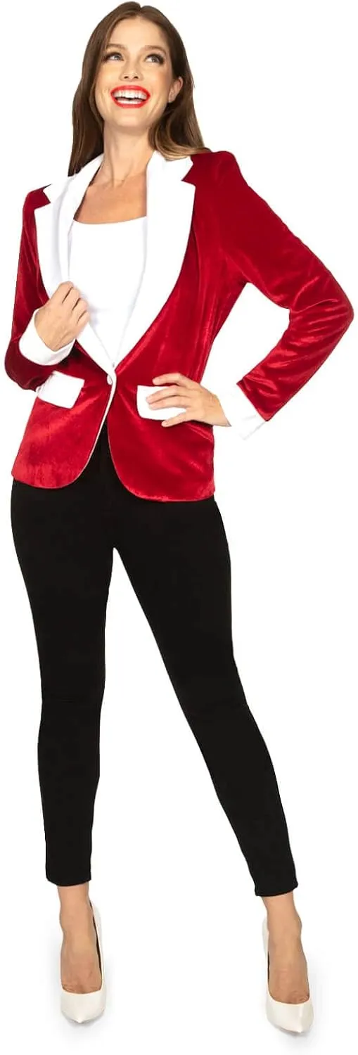 Tipsy Elves Christmas Blazers for Women - Colorful and Festive Winter Holiday Womens Suit Jackets