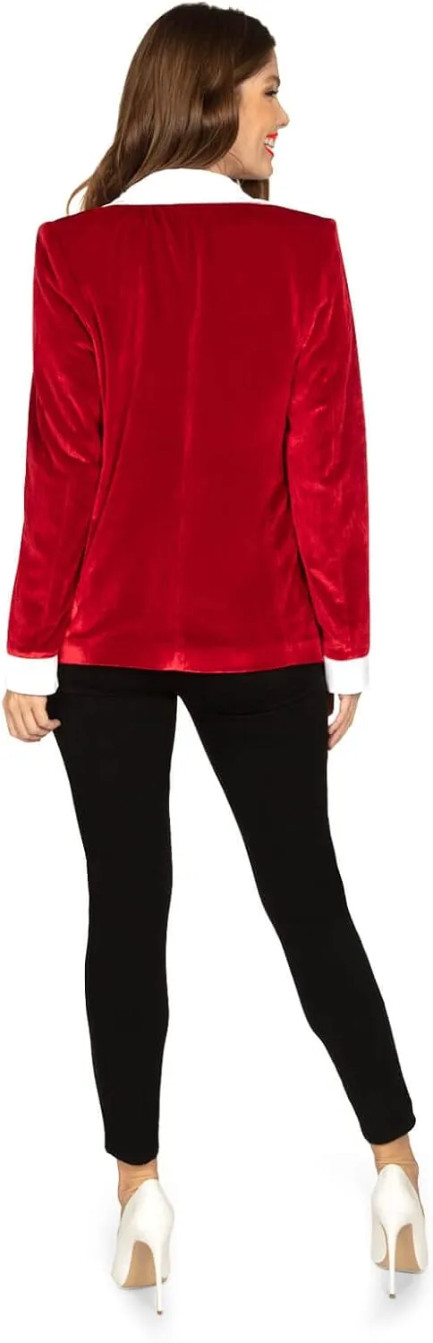 Tipsy Elves Christmas Blazers for Women - Colorful and Festive Winter Holiday Womens Suit Jackets
