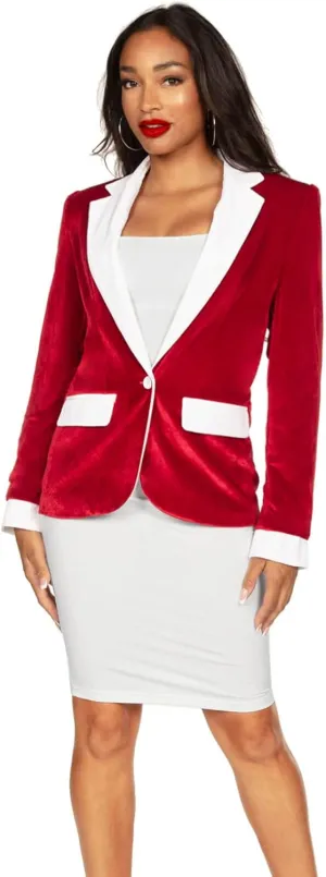 Tipsy Elves Christmas Blazers for Women - Colorful and Festive Winter Holiday Womens Suit Jackets