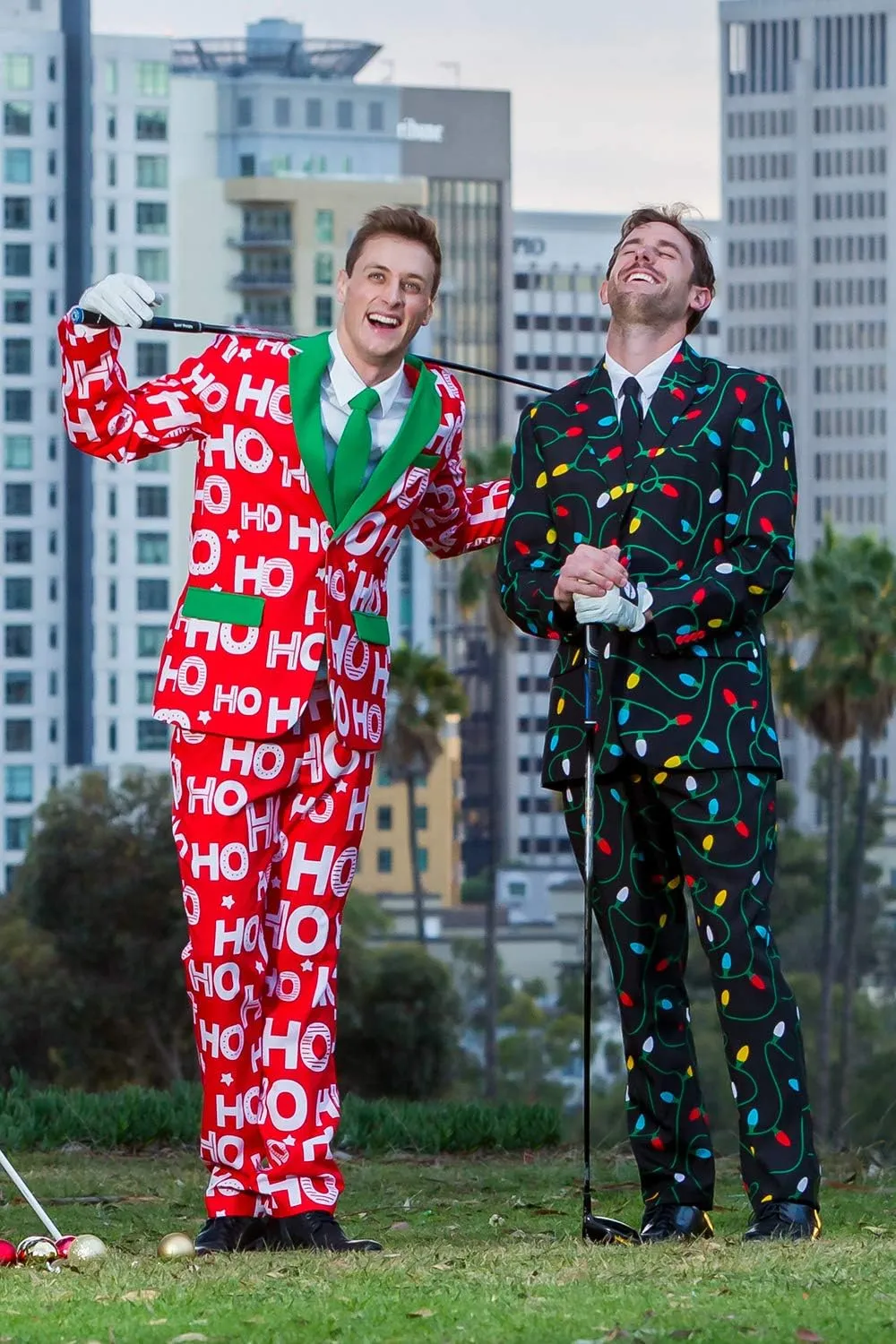 Tipsy Elves Men's Christmas Holiday Suit Jackets - Ugly Christmas Sweater Inspired Blazers for Men