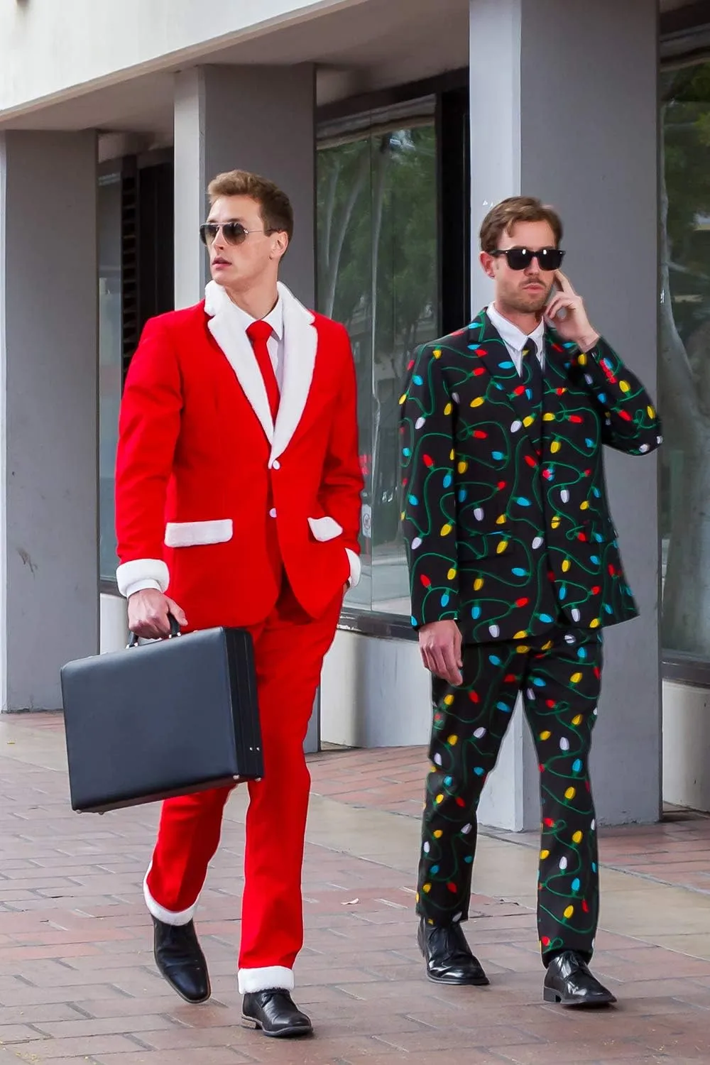 Tipsy Elves Men's Christmas Holiday Suit Jackets - Ugly Christmas Sweater Inspired Blazers for Men
