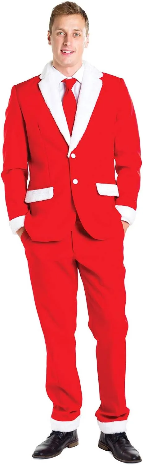 Tipsy Elves Men's Christmas Holiday Suit Jackets - Ugly Christmas Sweater Inspired Blazers for Men