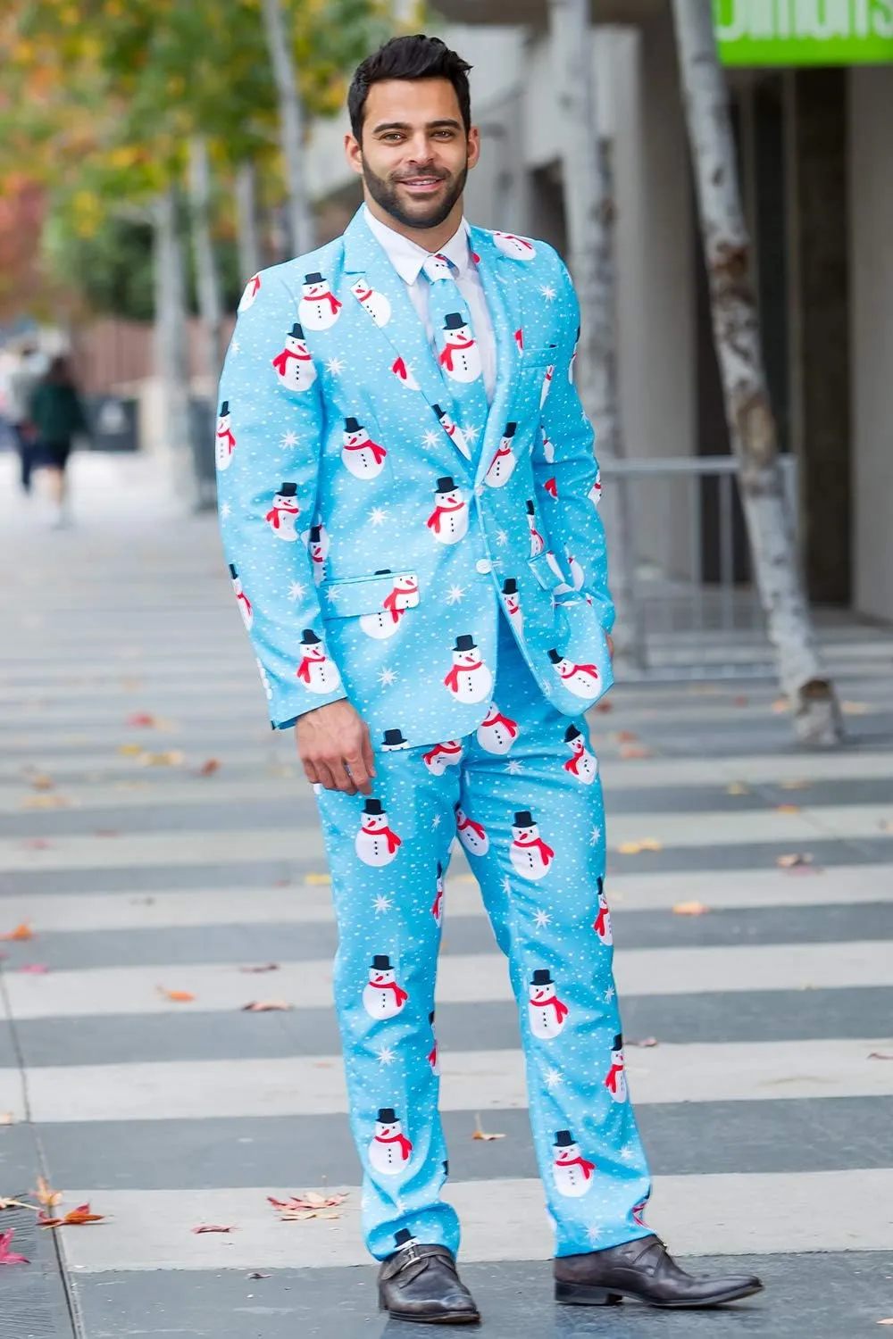 Tipsy Elves Men's Christmas Holiday Suit Jackets - Ugly Christmas Sweater Inspired Blazers for Men