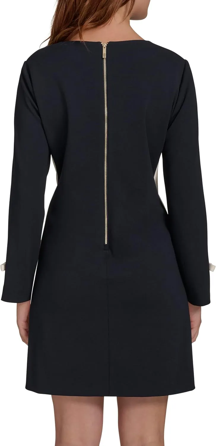 Tommy Hilfiger Women's Soft Bow Everyday Shift Dress