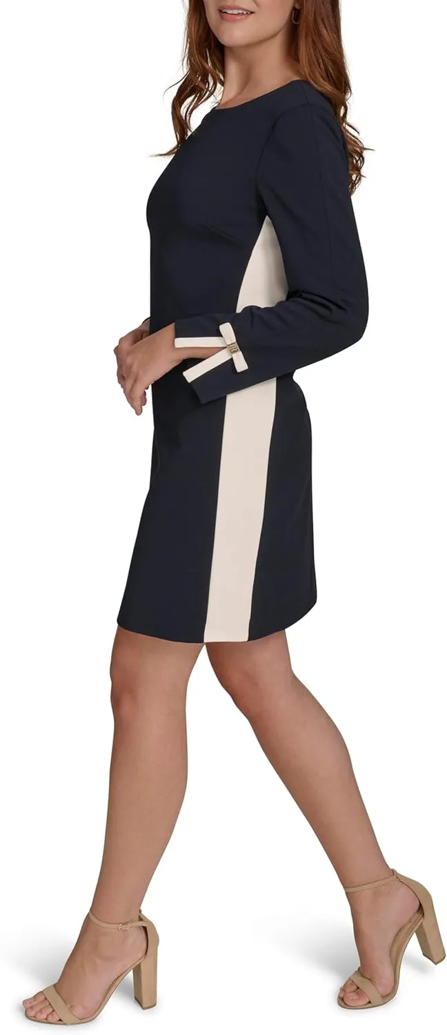 Tommy Hilfiger Women's Soft Bow Everyday Shift Dress