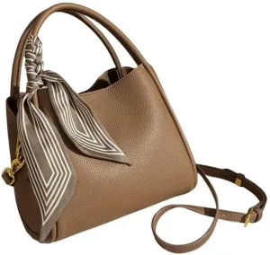 Tote Bag for Women Handbag Vegetable Basket Bucket Bag Commuter Messenger Bag Mom'S Daily Handbag-Brown