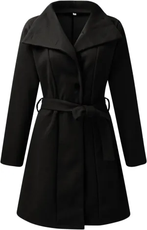 Trench Coat Women Thin Coat Trench Jacket Ladies Warm Slim Long Overcoat Outwear Khaki Trench Coat Women Double