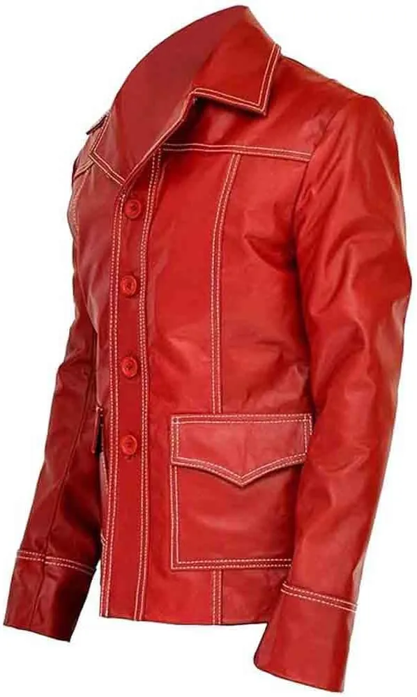 Tyler Durden Fight Club Leather Jacket