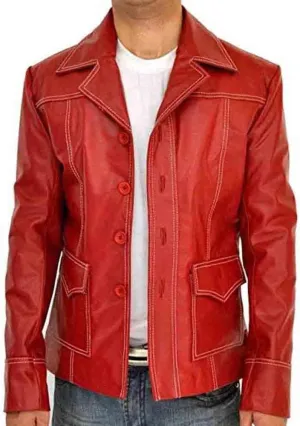 Tyler Durden Fight Club Leather Jacket