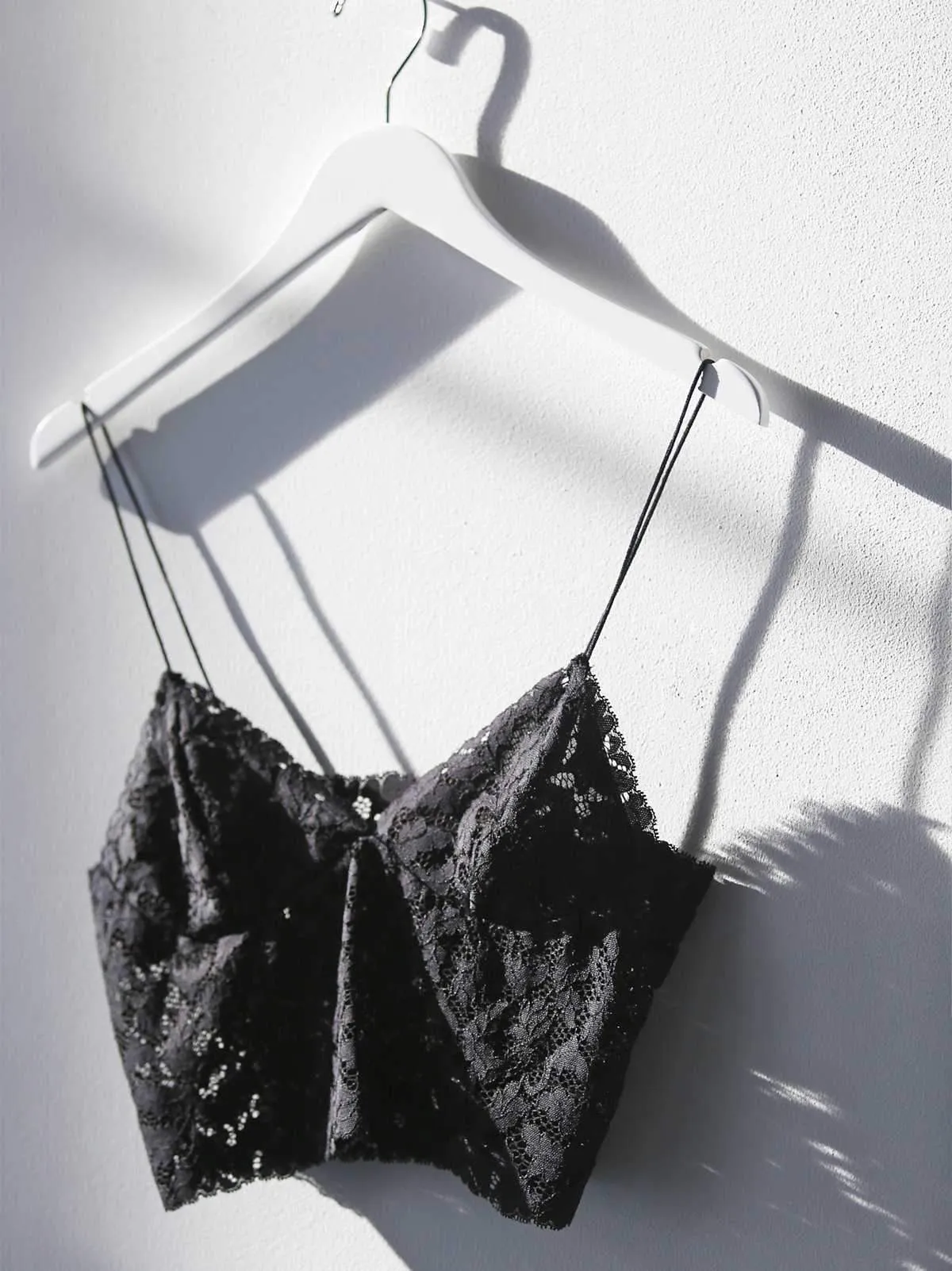 V Neck lace trim cami crop top camisoles tanks tops