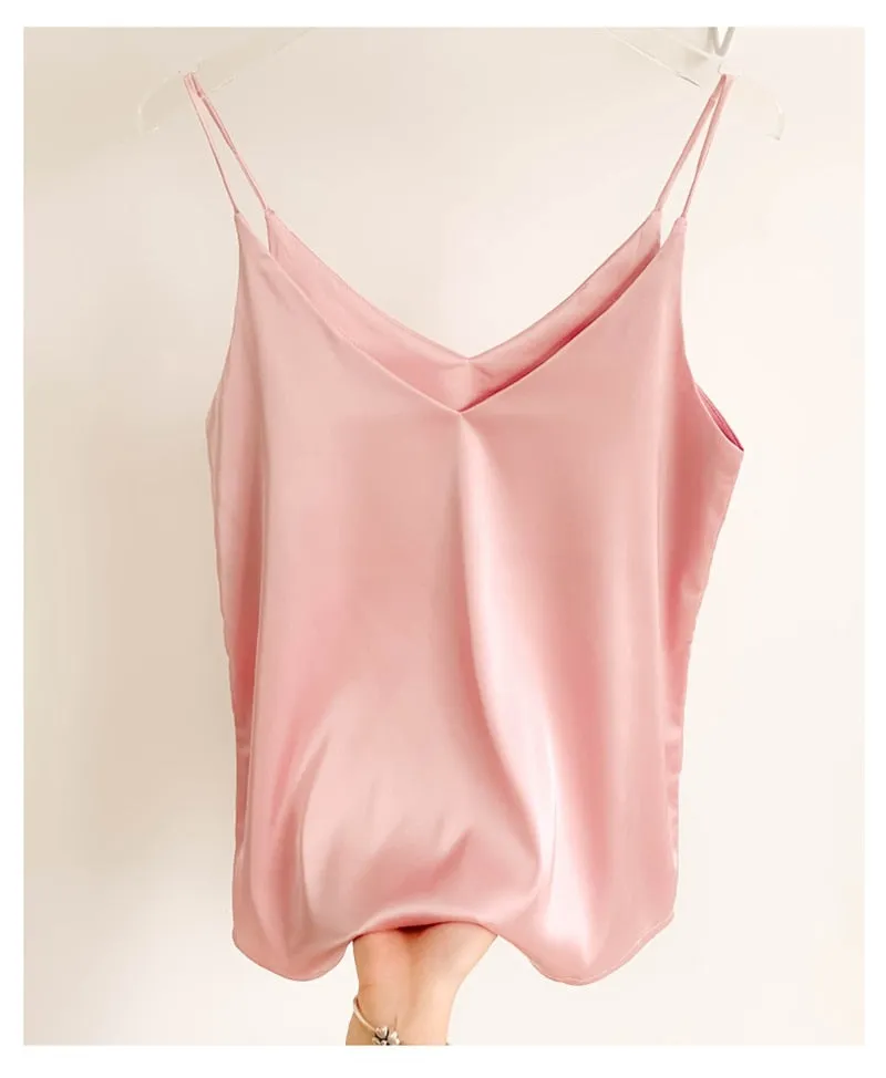 V-neck spaghetti strap Camisole Vest Top