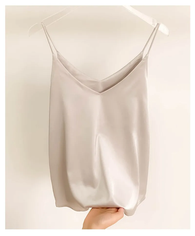V-neck spaghetti strap Camisole Vest Top
