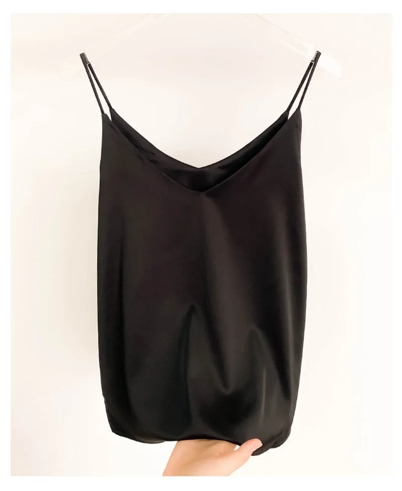 V-neck spaghetti strap Camisole Vest Top