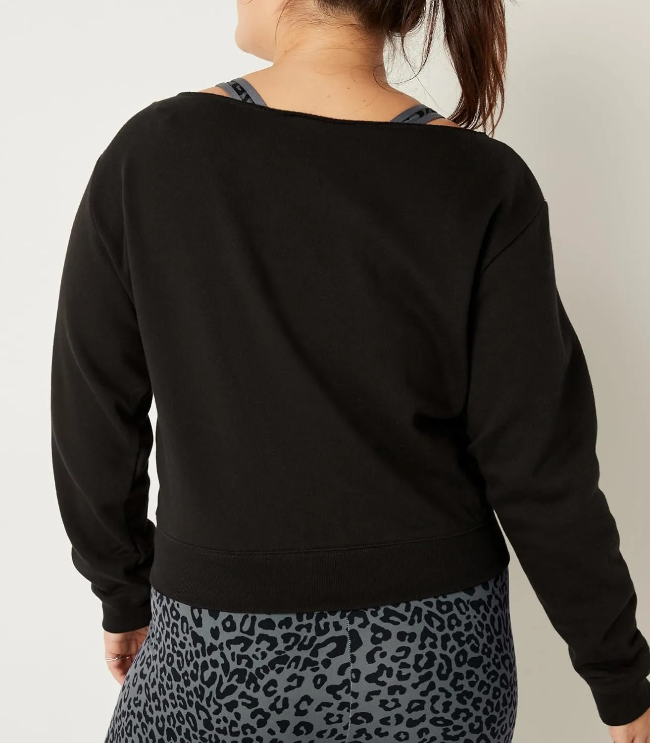 Victoria's Secret PINK Fleece Cropped Sweatshirt