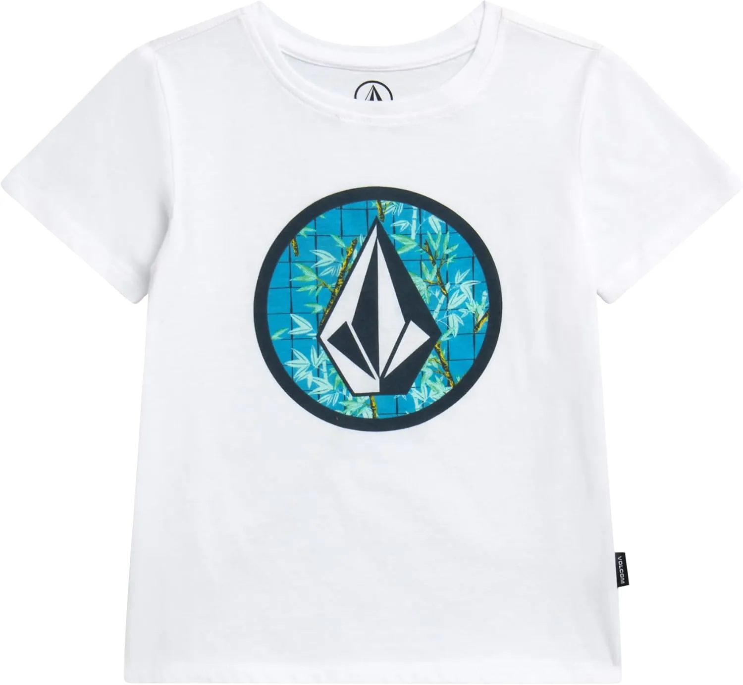 Volcom Baby Boys Swim Set - 2 Piece Short Sleeve Swim Shirt Graphic Tees & Board Shorts - Infant Toddler Little Boys Swimsuit