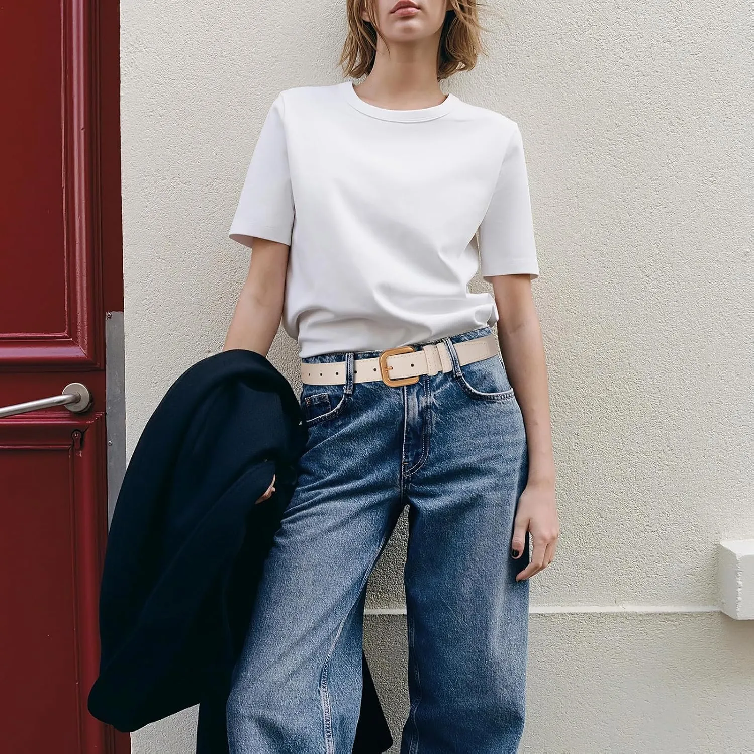 VONMELLI Leather Belts for Women Fashion Wasit Ladies Belt for Jeans Pants Dresses with Pin Buckle