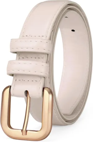 VONMELLI Leather Belts for Women Fashion Wasit Ladies Belt for Jeans Pants Dresses with Pin Buckle