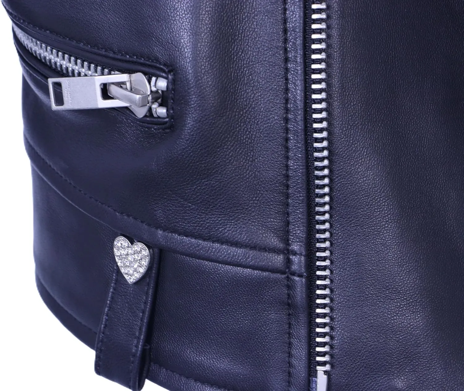 Women Rivet Leather Coat Jacket Short Slim Genuine Leather Sheepskin Spring Fall Outfits Fashion Clothes
