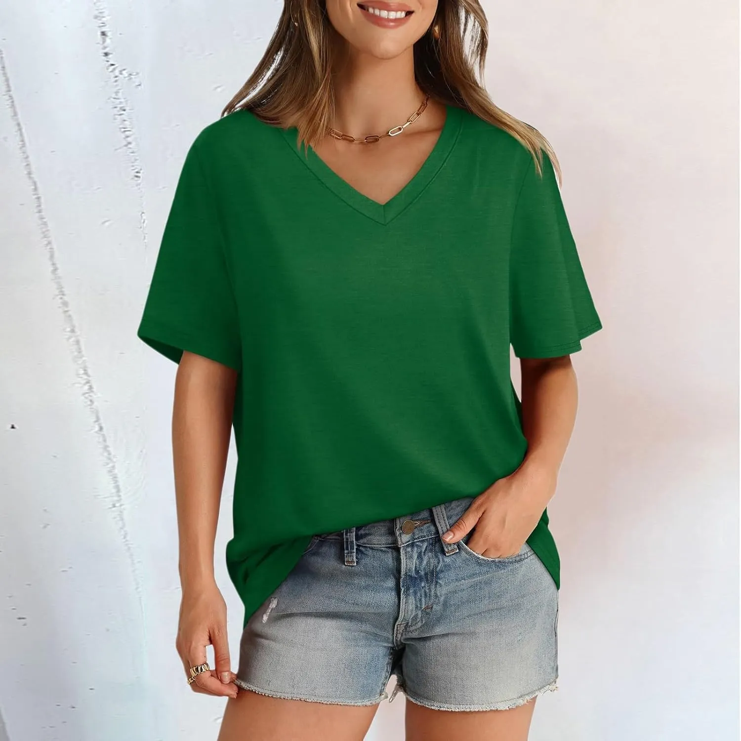 Women Silk Satin Tank Tops Dressy Scoop Neck Camisole Sleeveless Blouses Shirts Casual Summer 3/4 Sleeve T Shirts for Women