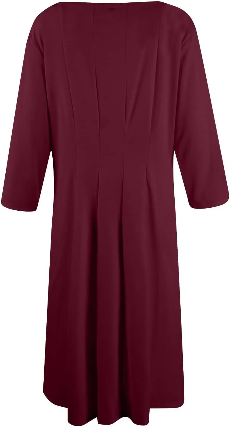 Women's A-Line Soft Dresses Midi Lightweight Breathable Sleevelesss Style Vacation Pockets Party Weddings Dress