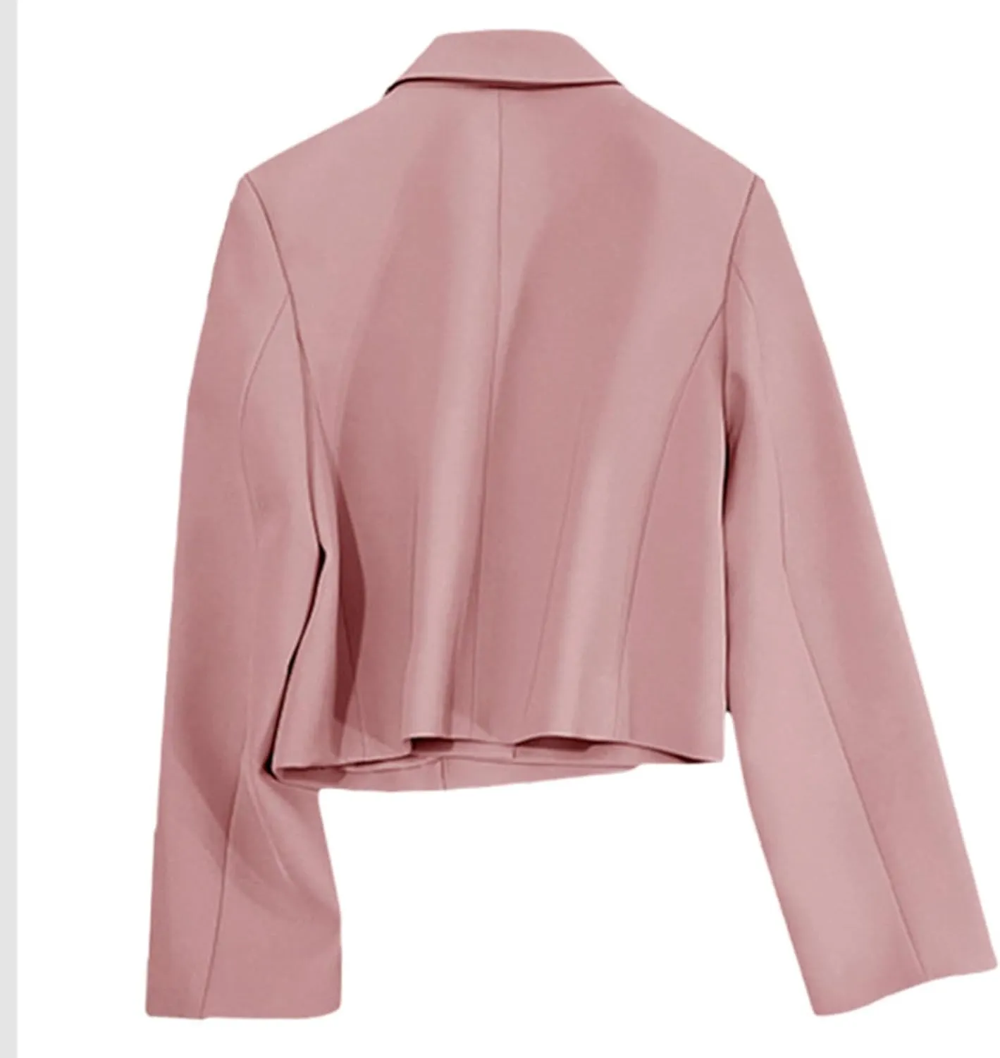 Womens Blazers Dressy Casual Cropped Long Sleeve Open Front Work Office Suit Jackets Solid Blazer with Pockets