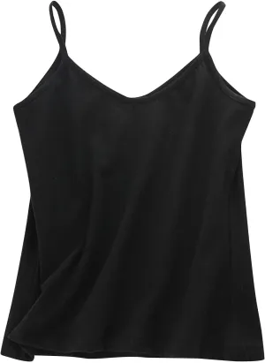 Women's Cotton T-Shirt Plus Size Solid Scoop Neck Sleeveless Camisole Casual Lightweight Breathable Slim Fit Blouse