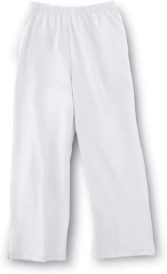 Women's Elastic Waist Comfortable Cropped Capri Pant